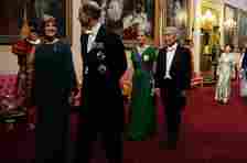 Ms Julia Longbottom (L), Prince Edward, Duke of Edinburgh, Sophie, Duchess of Edinburgh and H.E. Mr. Hirofumi Nakasone (R) 

