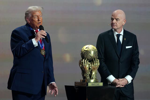 Donald Trump was awarded the inaugural Fifa Peace Prize last year, but the award may not return
