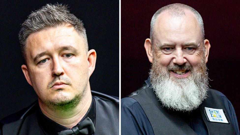 Kyren Wilson and Mark Williams