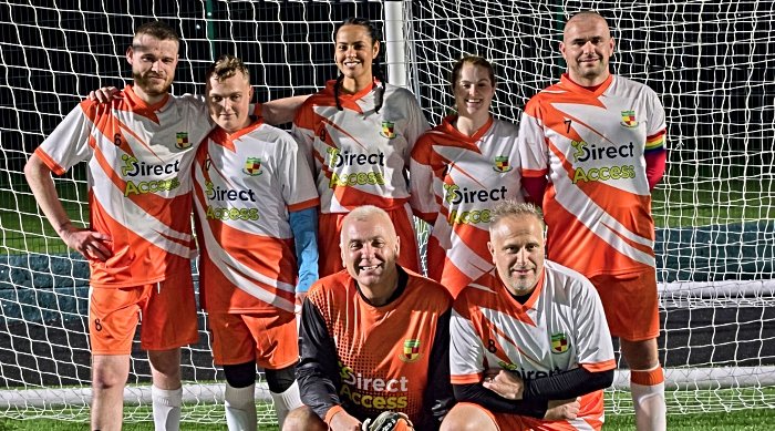 Craig Acton (back row, right) with NTDF teammates (1)