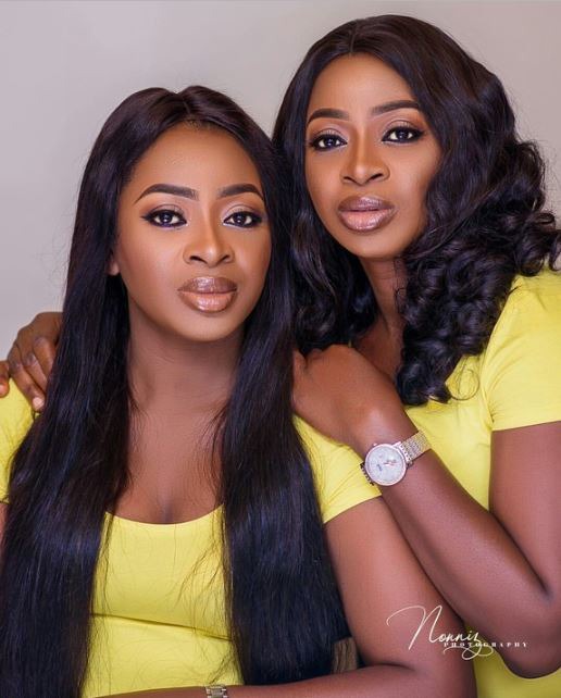 See Rare Photos of Nollywood Actresses With Identical Twin Sisters