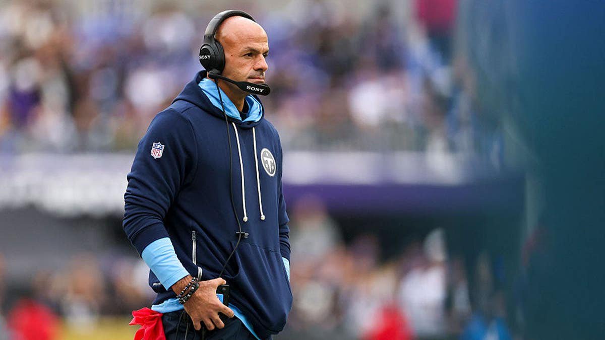 Head coach Robert Saleh of the Tennessee Titans