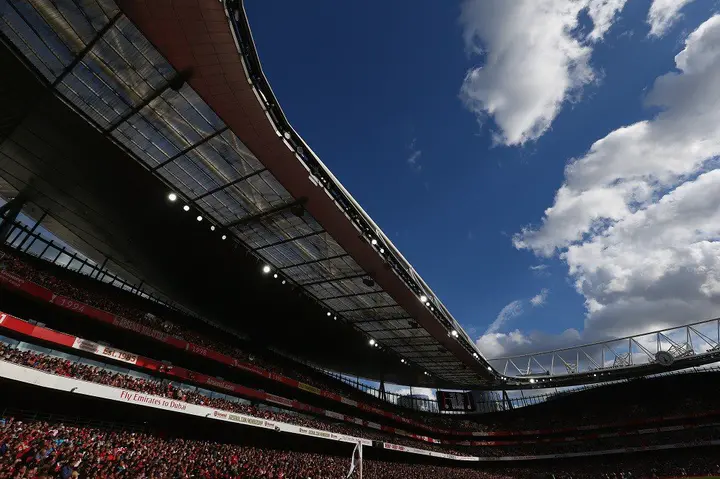 LONDON, ENGLAND: General view of the Emirates Stadium during the Emirates Cup match between Arsenal and Sevilla FC at Emirates Stadium on July 30, 2017. (Photo by Steve Bardens/Getty Images)