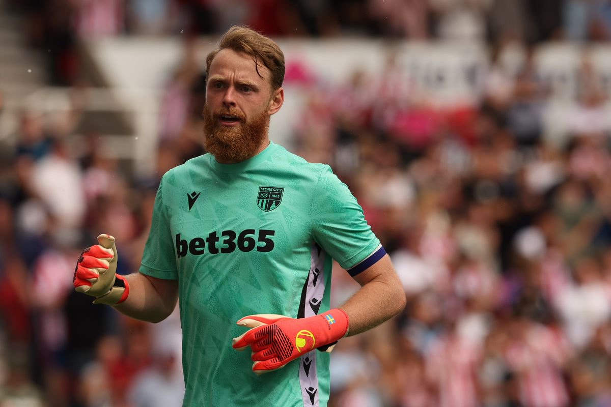 New Stoke City captain Viktor Johansson.