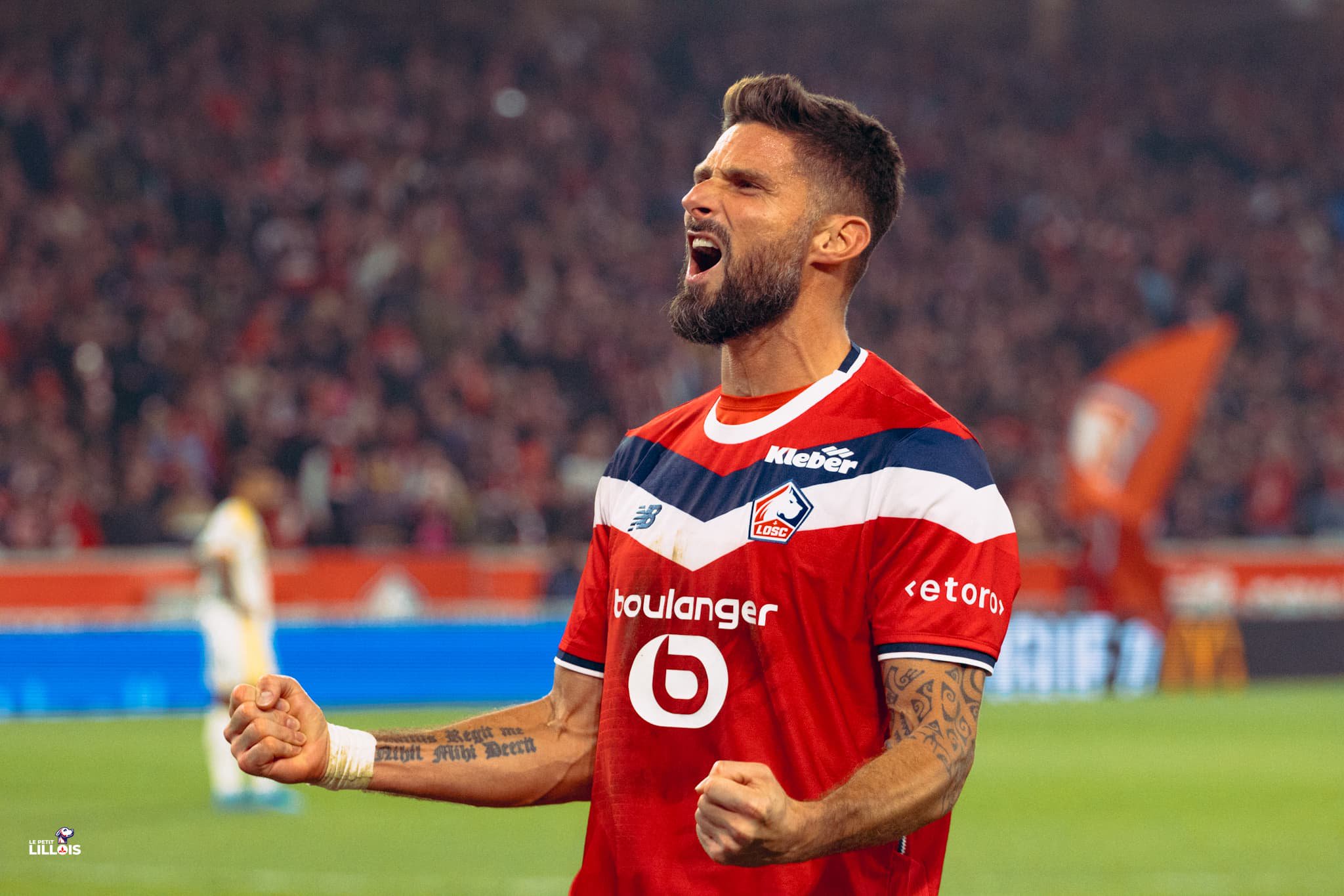 Olivier Giroud, buteur héroïque du LOSC face à Lens.