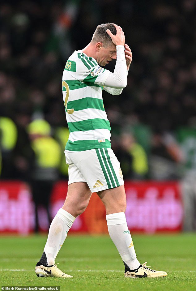 Callum McGregor was frustrated by his side's display in Wednesday's draw with Dundee Utd