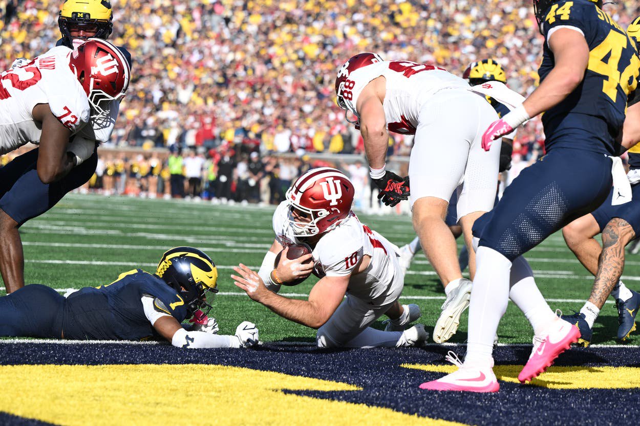 APTOPIX Indiana Michigan Football