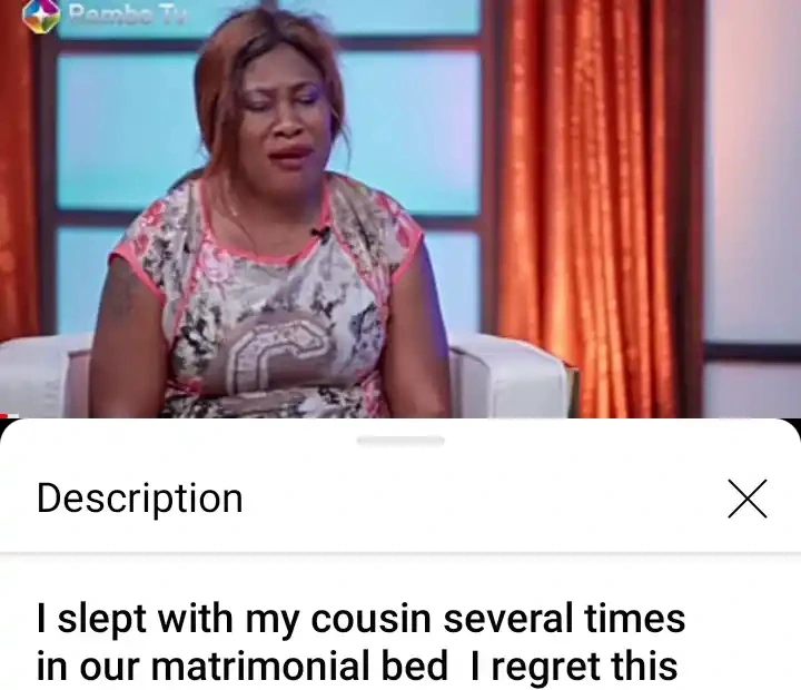 "I regret sleeping with my cousin, please forgive me"- Married woman begs her husband