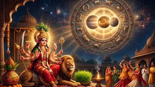 शारदीय नवरात्र में किन राशियों की पलटेगी किस्मत  (Picture Credit: AI Generated)