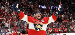 Panthers' Evan Rodrigues makes history as he leads Florida to Stanley Cup Final Game 2 win