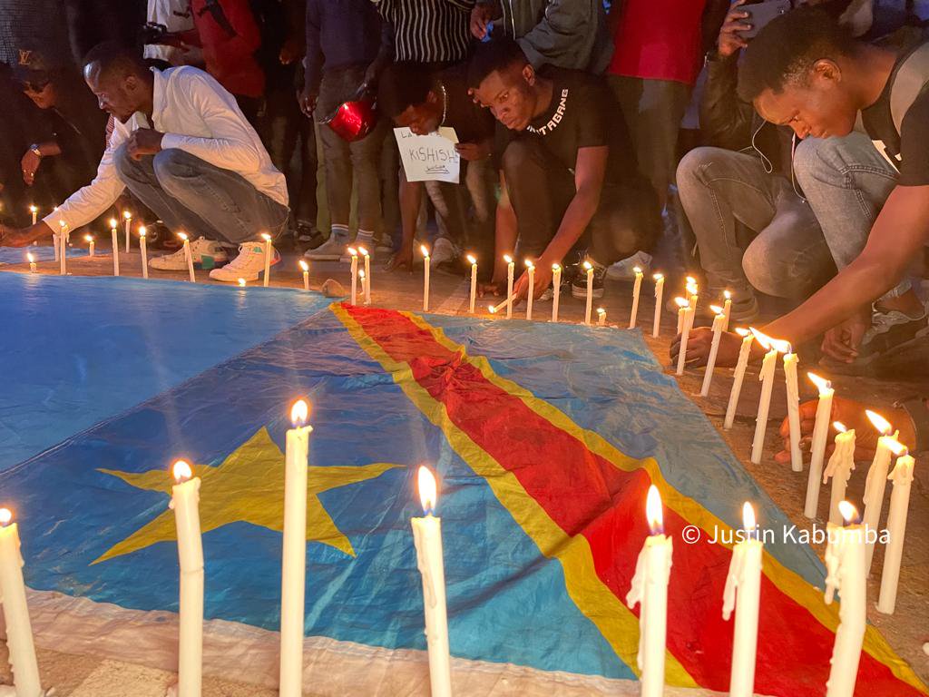 RDC/Massacre de Kishishe: Les jeunes de Goma organisent un deuil collectif