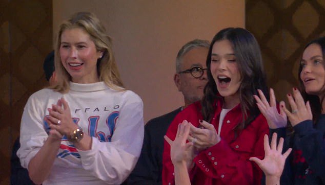 Steinfeld had not previously been shown on TV at a Bills game supporting her husband
