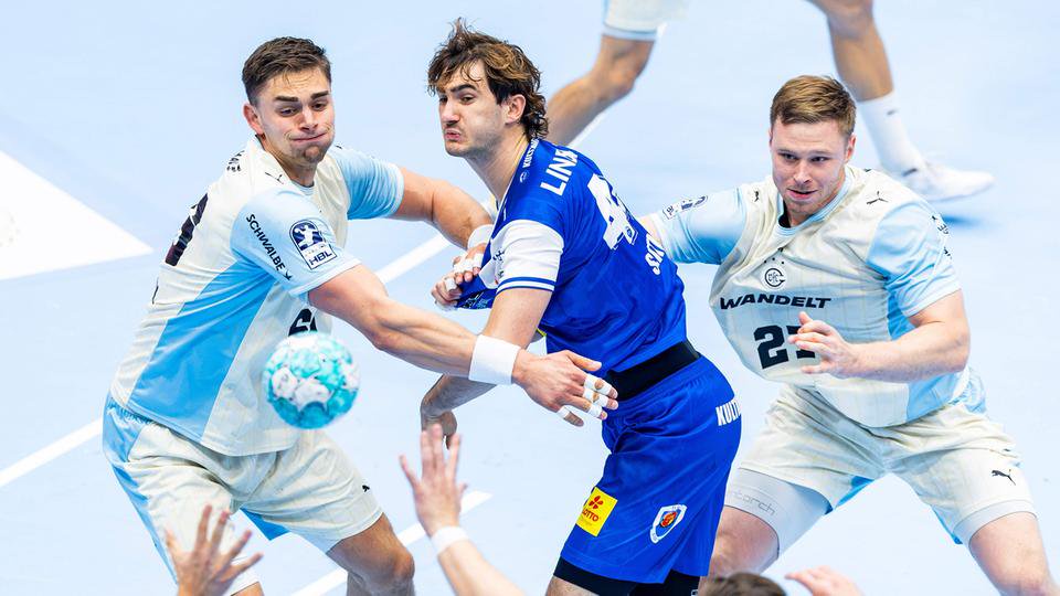 Stephan Seitz (ThSV Eisenach,44), Kristjan Horzen (VfL Gummersbach)