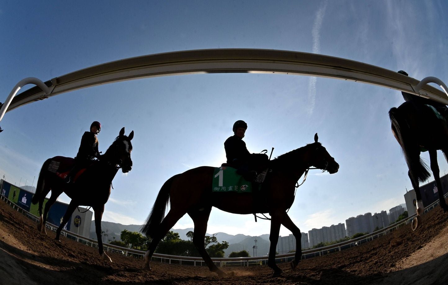 Un hippodrome à Hong Kong (illustration).