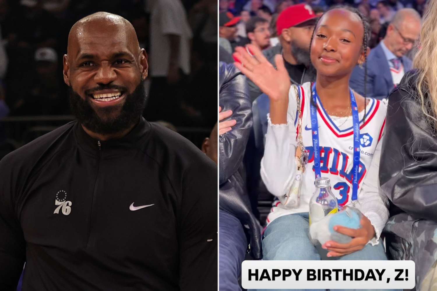 LeBron James; Zhuri JamesCredit: Jim Poorten/NBAE via Getty; NBA/Instagram