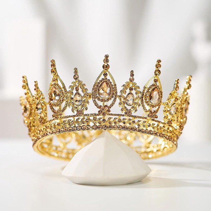 Buy SWEETV Royal Queen Crown, Wedding Tiara for Bride, Rhinestone Tiaras and Crowns for Women, Costume Headpiece for Birthday Cosplay Party Celebration,Gold Online in Nigeria. B091C2FXNJ