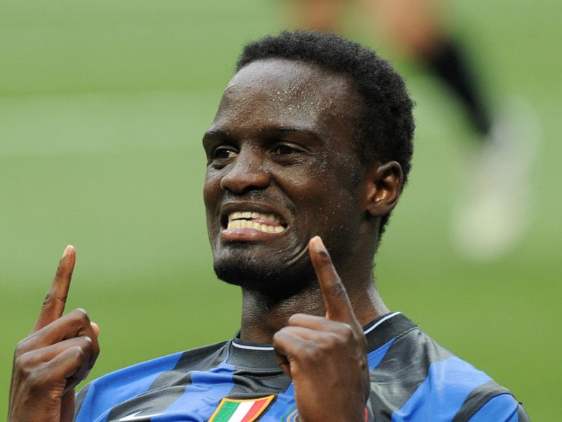 Former Inter Milan midfielder and FKF Vice President McDonald Mariga during his playing days. PHOTO/https://www.facebook.com/Inter