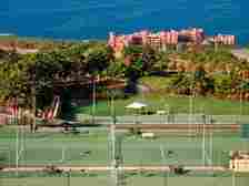 Seven all-surface courts and floodlights mean tennis can be enjoyed all year round