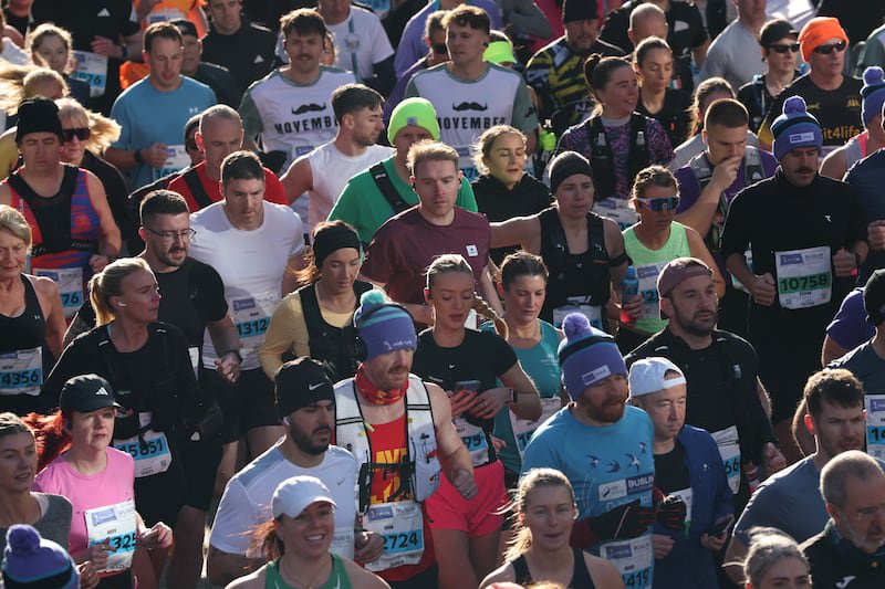Competitors dealt with windy conditions. Photograph: Clodagh Kilcoyne/The Irish Times