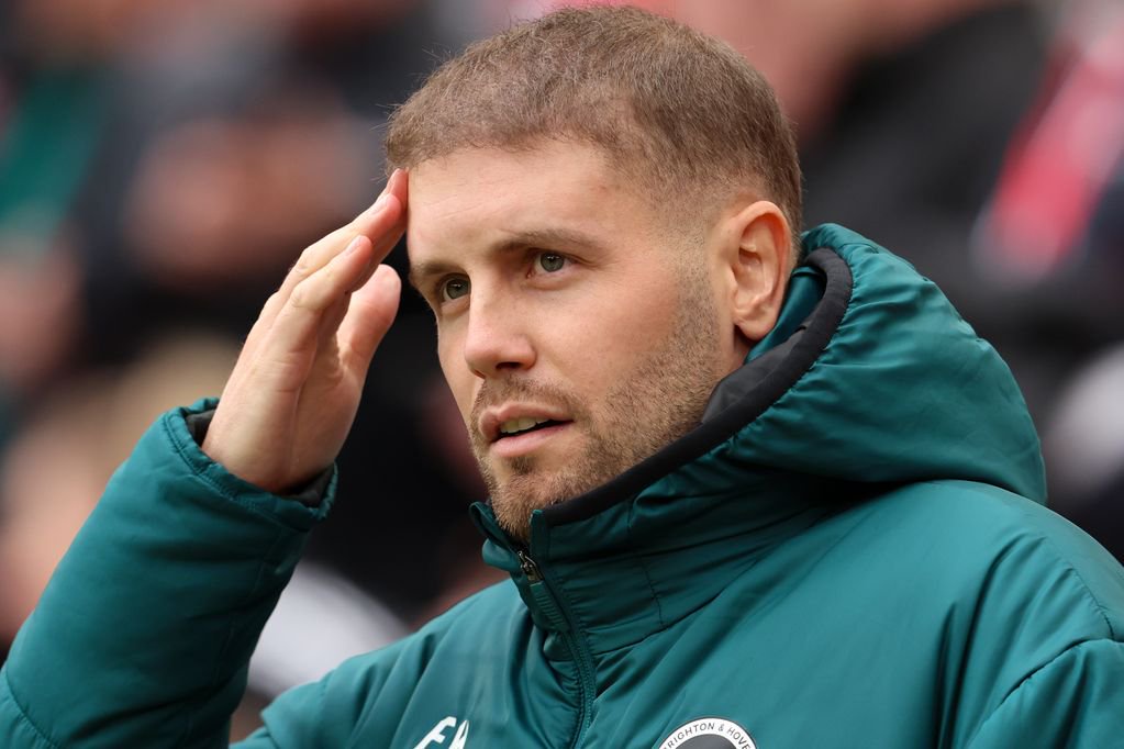 Brighton boss Fabian Hurzeler.