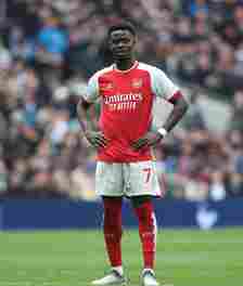 Saka is Arsenal's top goalscorer this season, but should be benched for Palmer, according to Owen