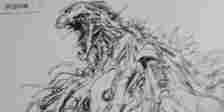Concept art of Berserk - Godzilla