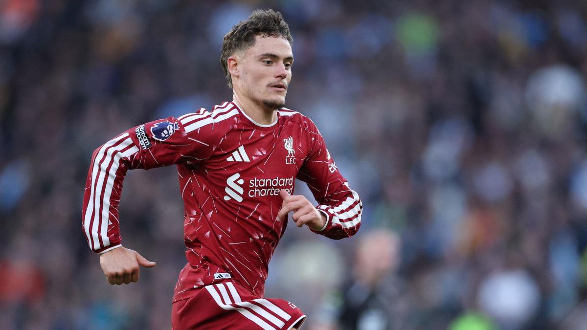 Florian Wirtz im Einsatz für den FC Liverpool