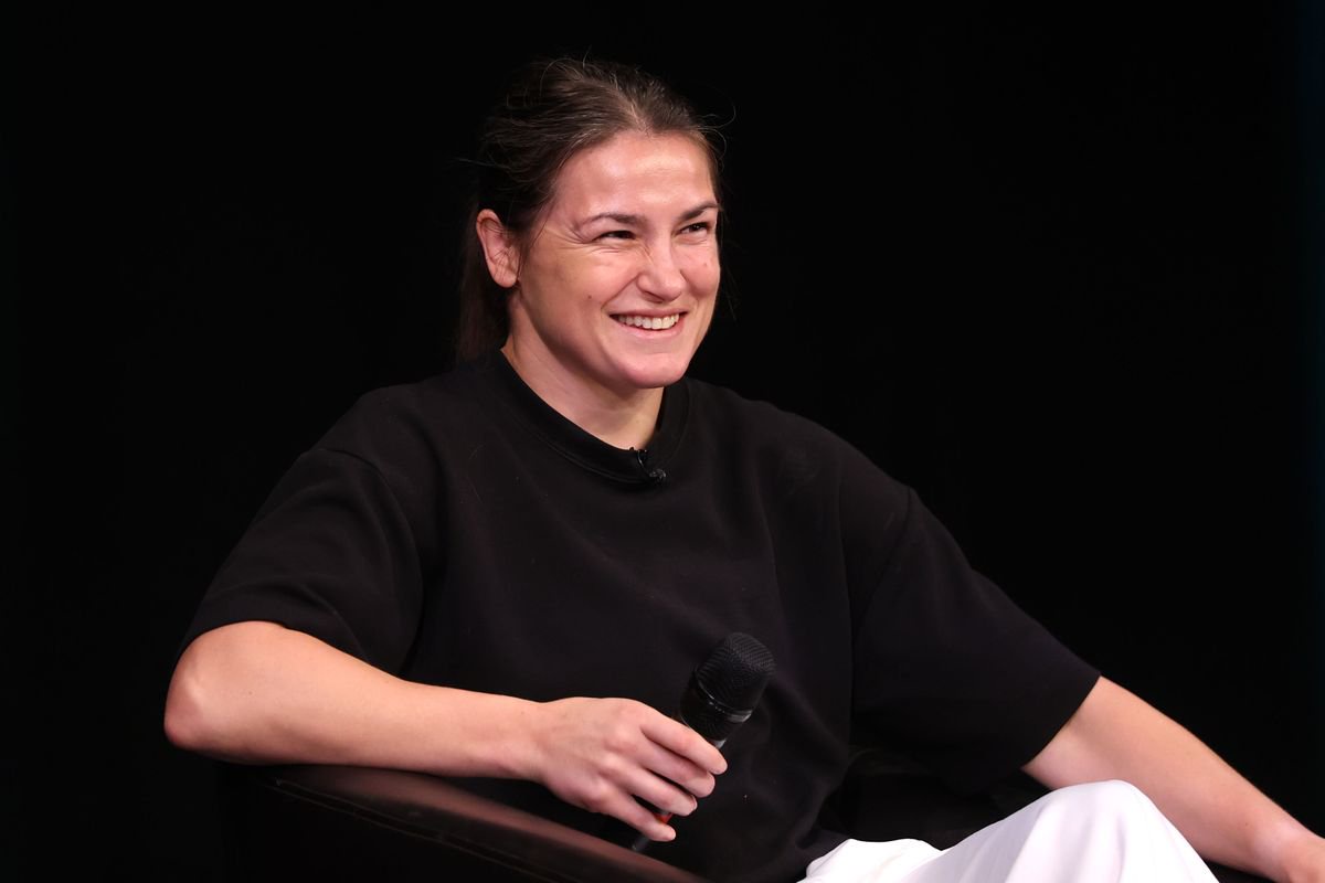 Katie Taylor at the launch of HERstory: Katie Taylor, a new two-part live experience that will take Katie Taylor to theatres around Ireland in 2027.