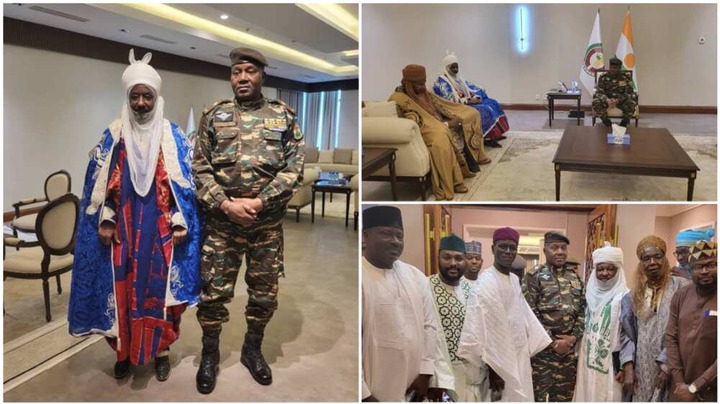 BREAKING: Former Emir Sanusi Meets Niger Coup Leaders, See Video - Legit.ng