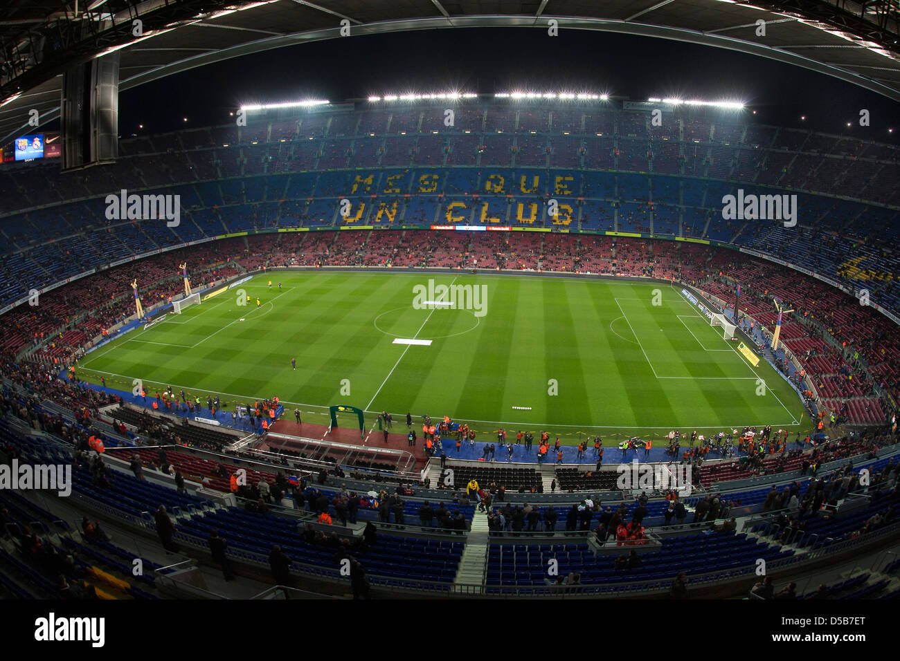 Barcelona spain fc barcelona vs real madrid at the camp nou stadium
