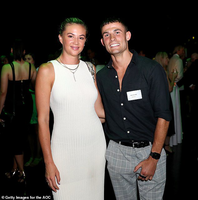 Ruscoe and Garside are pictured in Sydney on December 15, 2021