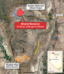 Minerals resource estimate for Jindalee's McDemitt lithium project