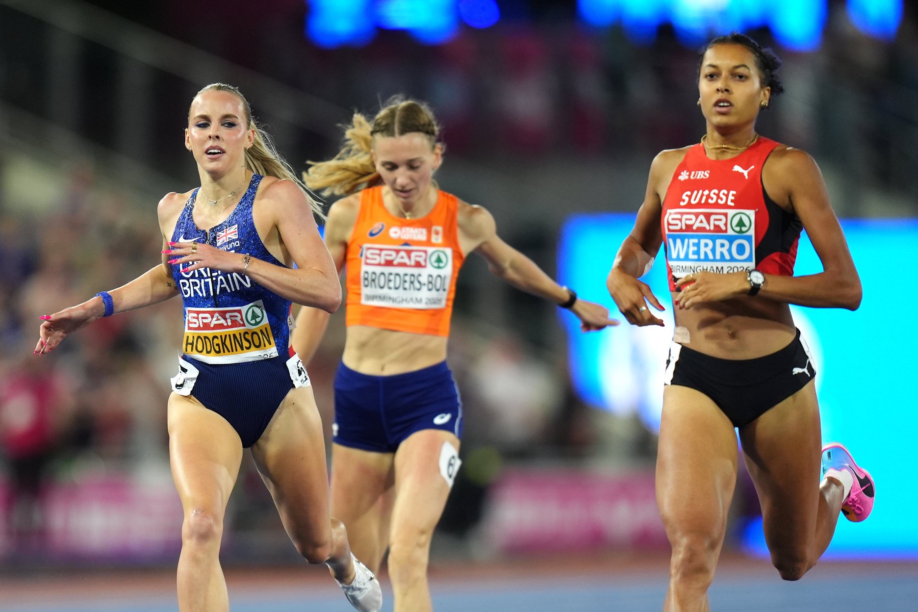 Werro got the better of Hodgkinson and Broeders-Bol in Birmingham