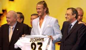 David Beckham signed for Real Madrid in 2003