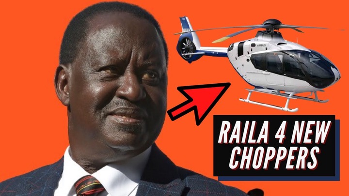 ODM Boss Raila Odinga Procures FOUR CHOPPERS from France ahead 2022 General Election in Kenya - YouTube