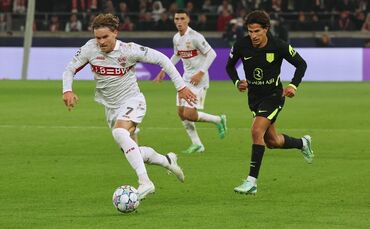 Maximilian Mittelstädt gehörte gegen Atlético zu den Antreibern des VfB.