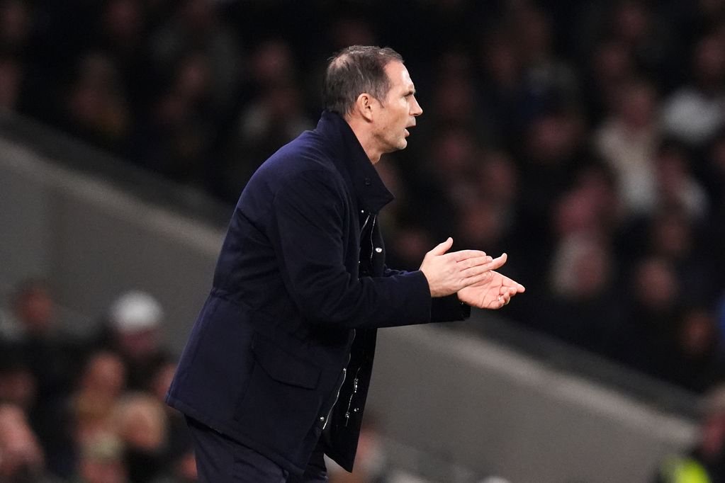 Coventry City manager Frank Lampard during the Premier League match at the Tottenham Hotspur Stadium, London
