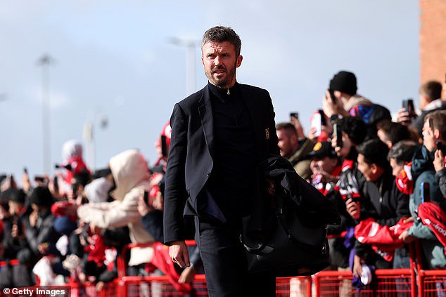 United head coach Michael Carrick made the decision after Fernandes questioned his tactics