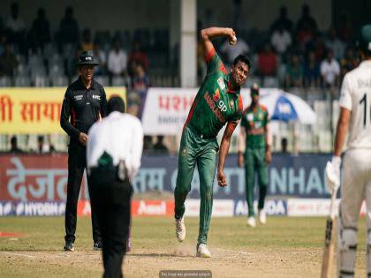 Bangladesh Spinner Al-Amin's Bowling Action Under Scrutiny After Afghanistan Match | Bangladesh Spinner Al-Amin's Bowling Action Under Scrutiny After Afghanistan Match