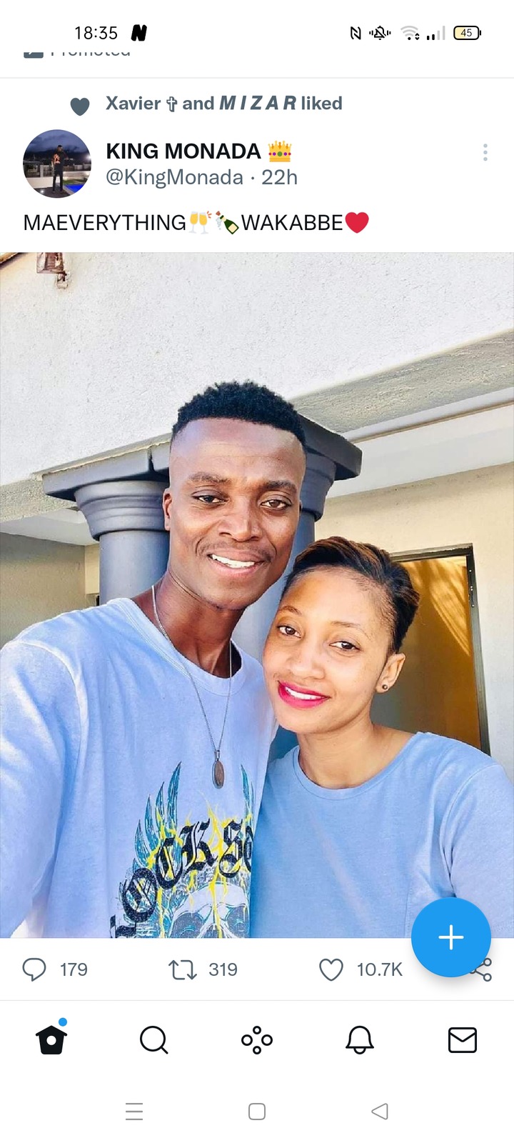 Check out King Monada picture with his second wife that caused a stir ...