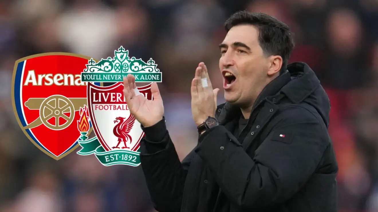 Iraola Arsenal Liverpool