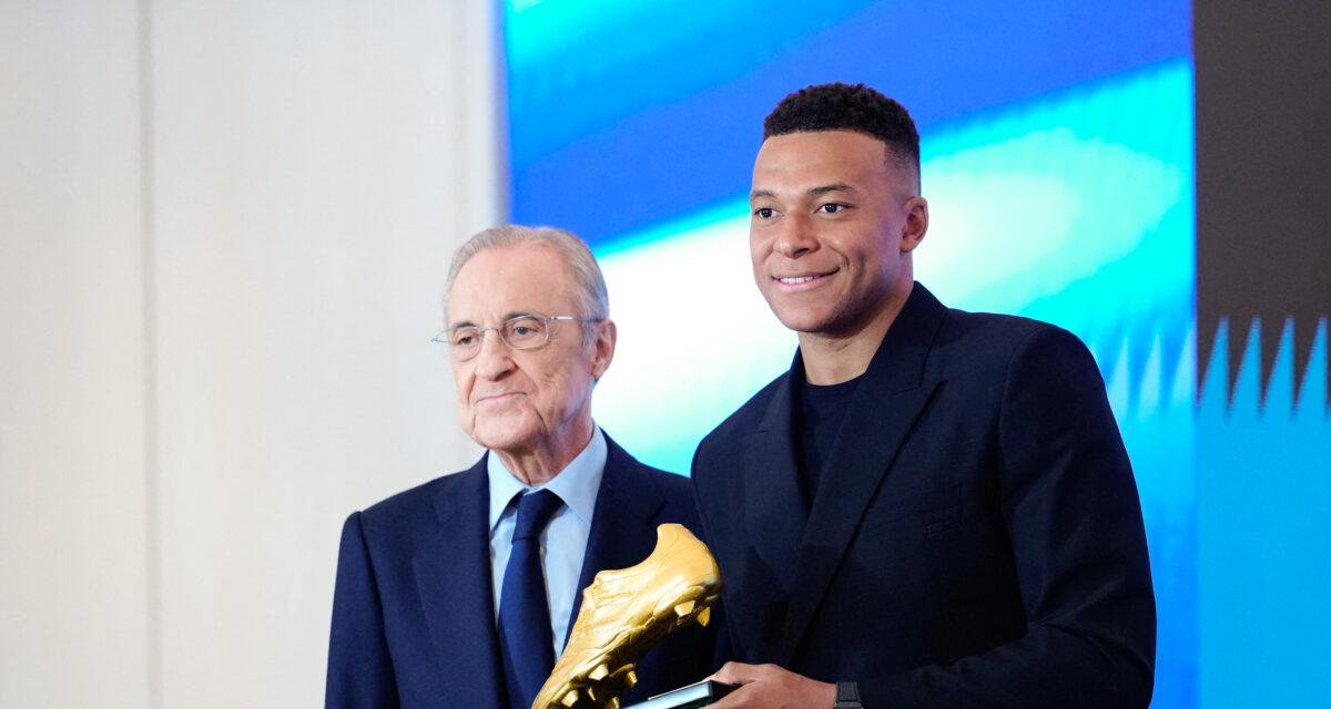 Florentino Pérez et Kylian Mbappé