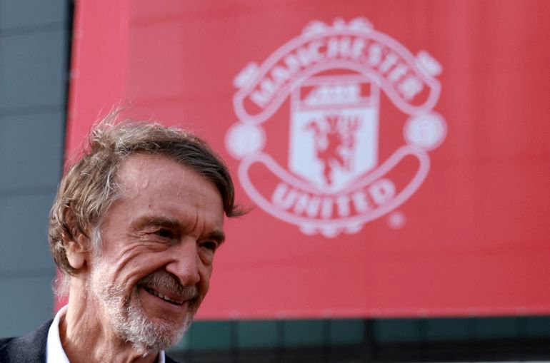 British billionaire Jim Ratcliffe is the club’s minority shareholder and head of its football ⁠operations