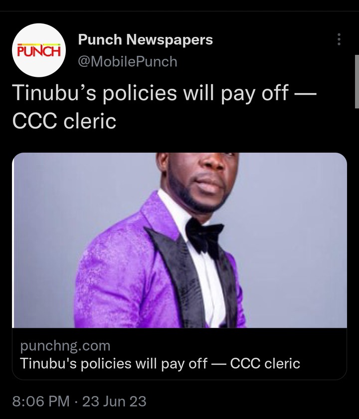 Today s Headlines Tinubu Speaks On Emefiele s Arrest Salary Earners 