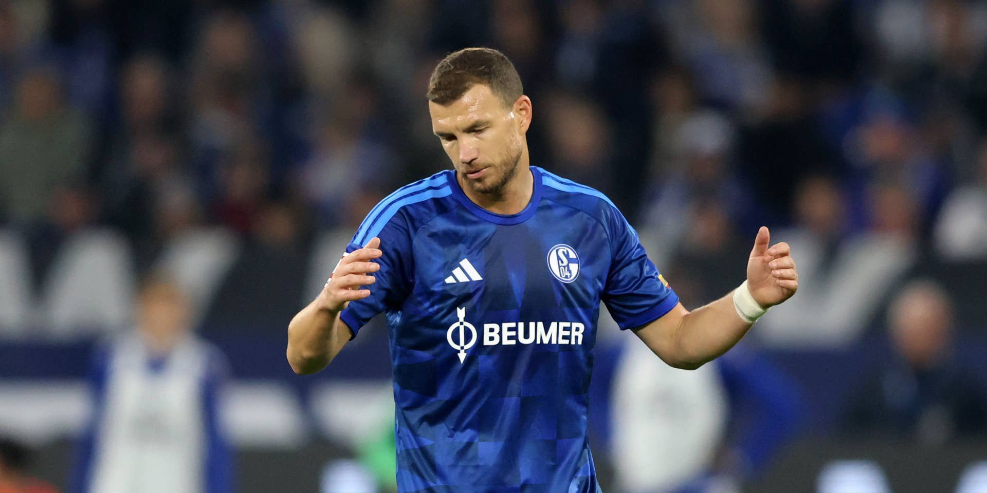 Krisenstimmung bei Schalke-Star Edin Dzeko.