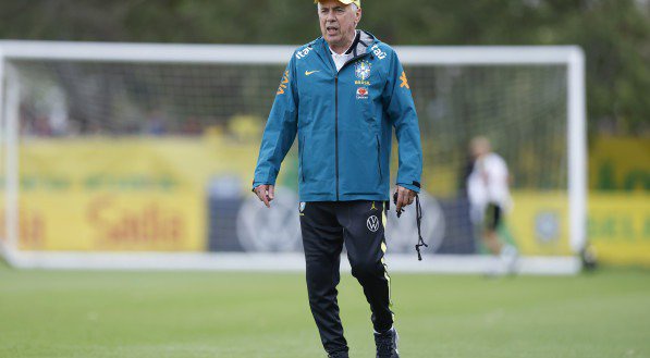 Carlo Ancelotti, técnico da Seleção Brasileira