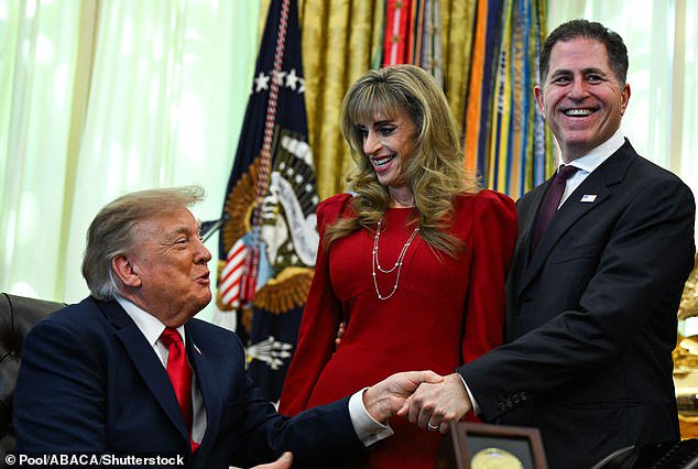 Michael Dell (right), the fourth-richest man in the world, is one of the players in the running to buy Everton