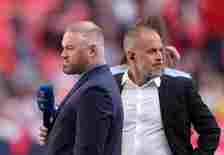 Wayne Rooney, pundit of Channel 4 ahead of the international friendly match between England and Iceland at Wembley Stadium on June 07, 2024 in Lond...