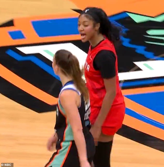 Reese did not receive a technical for her confrontation with Ionescu, which upset Cunningham