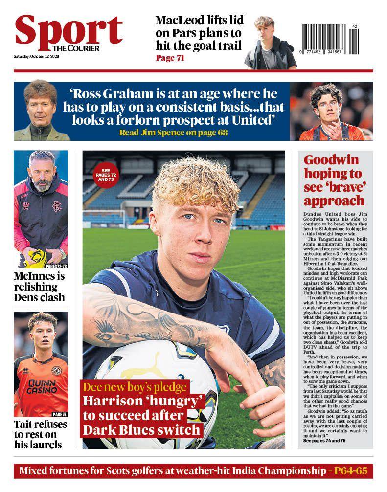 The Courier back page